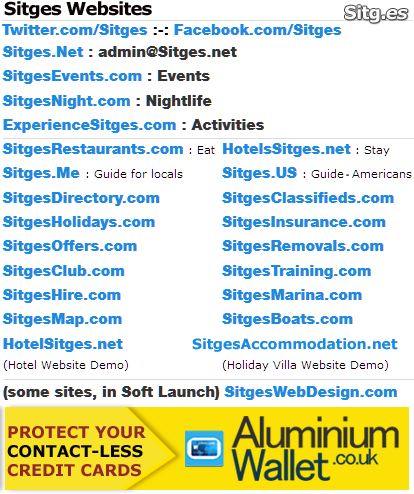 sitges websites list